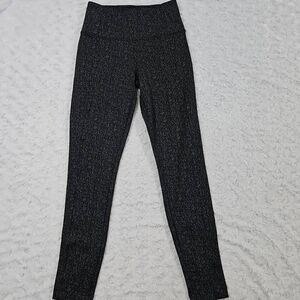 Athleta Womens Size XXS Delancey Textured Tight Black Grey new without tags